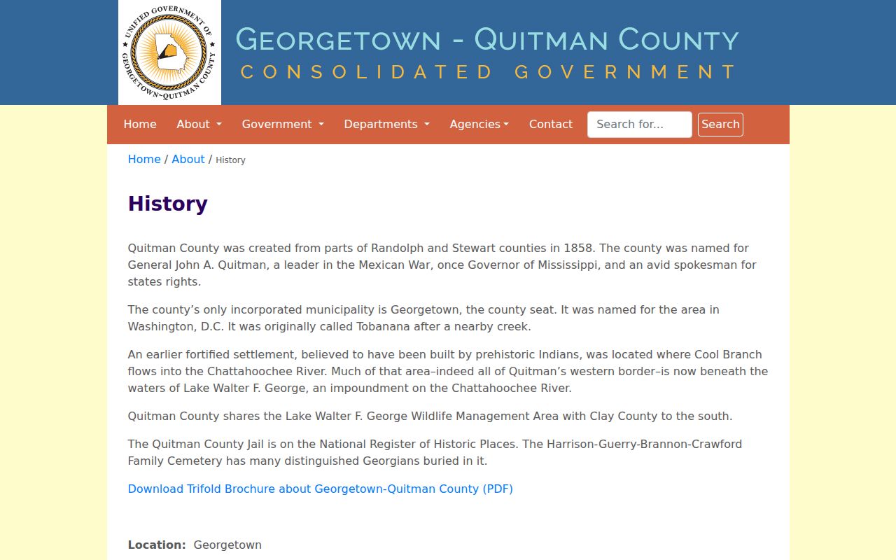 Quitman County court docket courthouse history